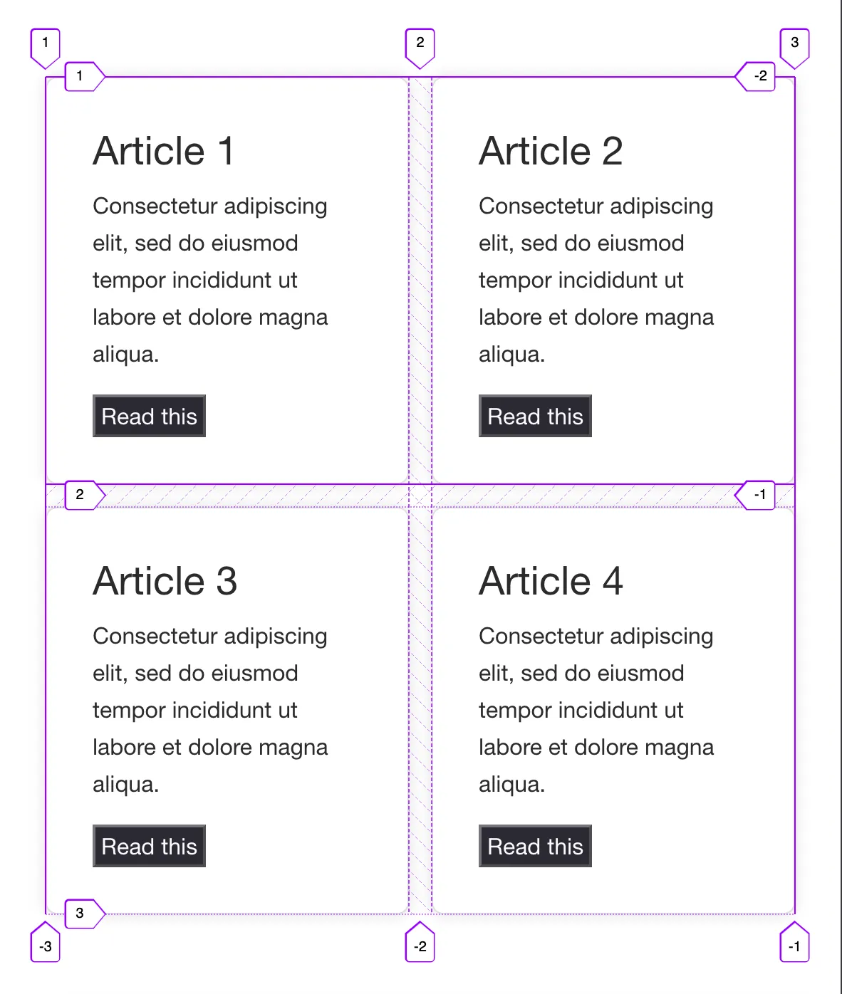 4 cards in a grid with the vertical space present, using CSS grid 4 cards in a grid with the vertical space present, using CSS grid