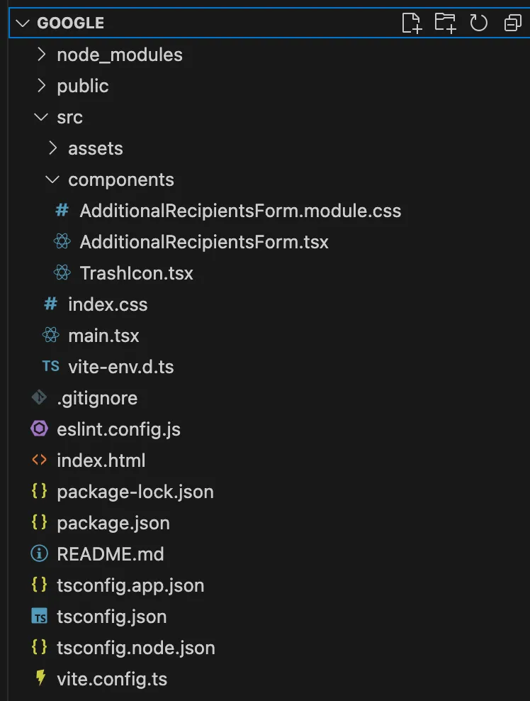 Gemini project structure
