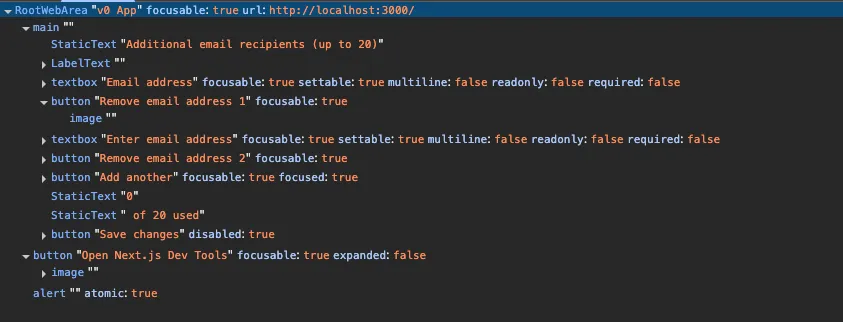 V0, the Accessibility Object Model